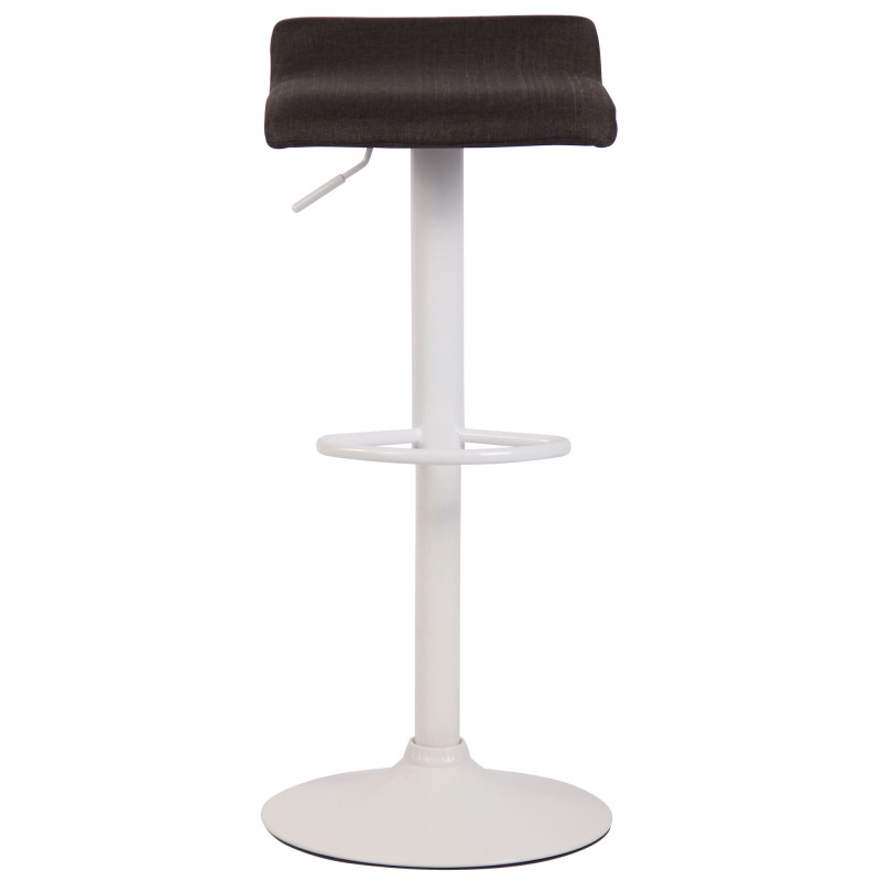 Tabouret de bar Dyn V2 en tissu gris foncé
