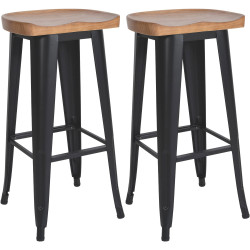 Lot de 2 tabourets de bar...