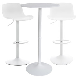 Ensemble de 2 tables de bar...