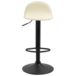 Lot de 2 tabourets de bar Lana V2 crème