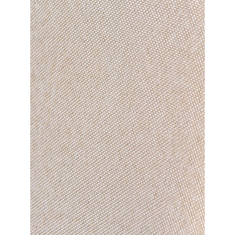 Ensemble de 2 chaises de salle à manger Foley, tissu noyer/crème