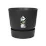 ELHO Pot de fleurs rond Greenville 30 - Extérieur - Ш 29,5 x H 27,8 cm - Vivre noir