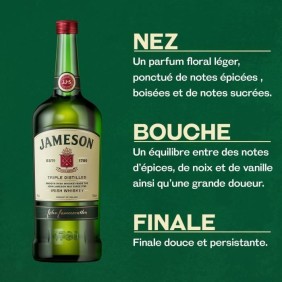 JAMESON Irlande Standard Whiskey Gallon Balancelle 4,5L