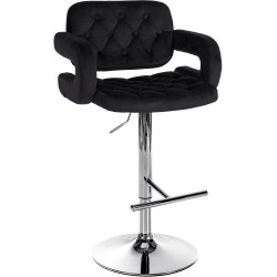 Tabouret de bar en velours...