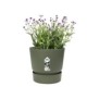 ELHO Pot de fleurs rond Greenville 25 - Extérieur - Ш 24,48 x H 23,31 cm - Vert feuille