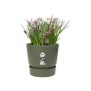 ELHO Pot de fleurs rond Greenville 25 - Extérieur - Ш 24,48 x H 23,31 cm - Vert feuille