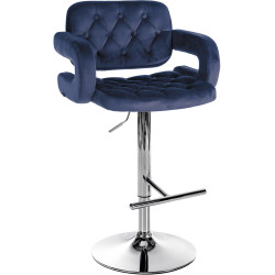 Tabouret de bar en velours...
