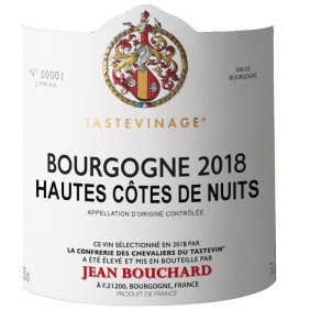 Jean Bouchard Tastevine 2018 Bourgogne Hautes-Côtes de Nuits - Vin rouge de Bourgogne