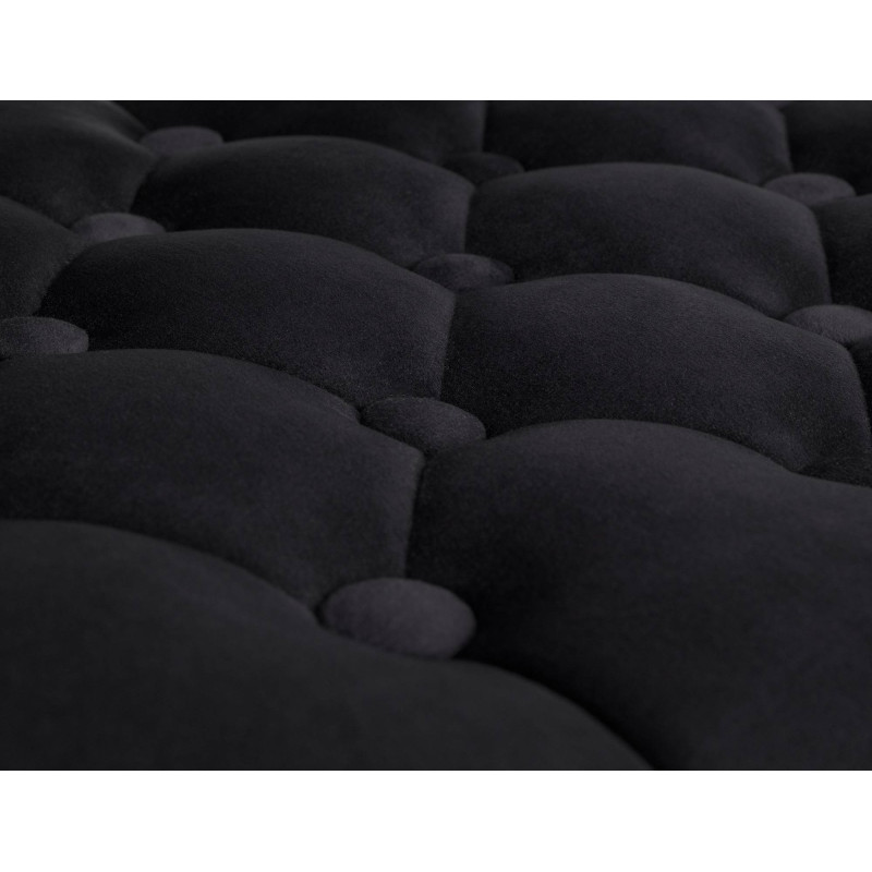 Tabouret de bar Dublin en velours noir