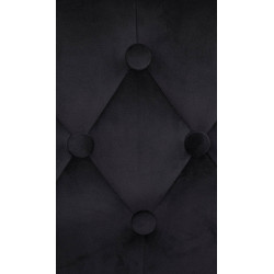 Tabouret de bar Dublin en velours noir