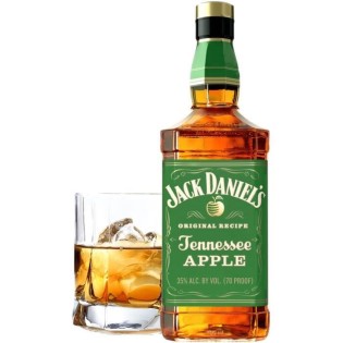 Jack Daniel's - Liqueur de whiskey aromatisé a la pomme - 35,0 % Vol. - 70 cl