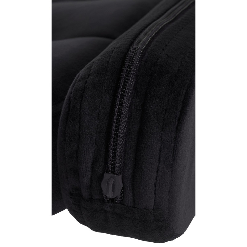 Tabouret de bar Dublin en velours noir