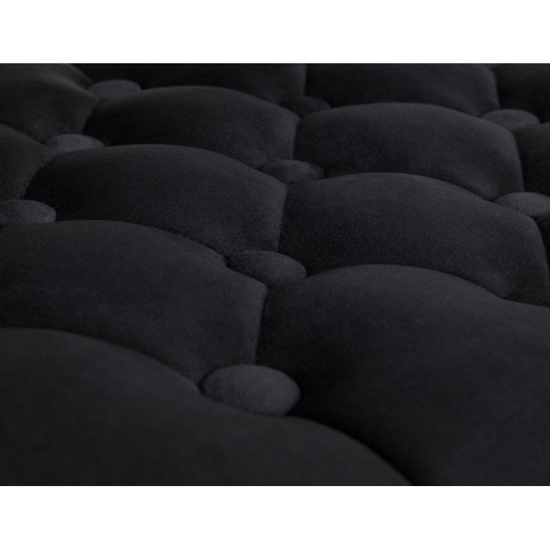 Tabouret de bar Dublin en velours noir
