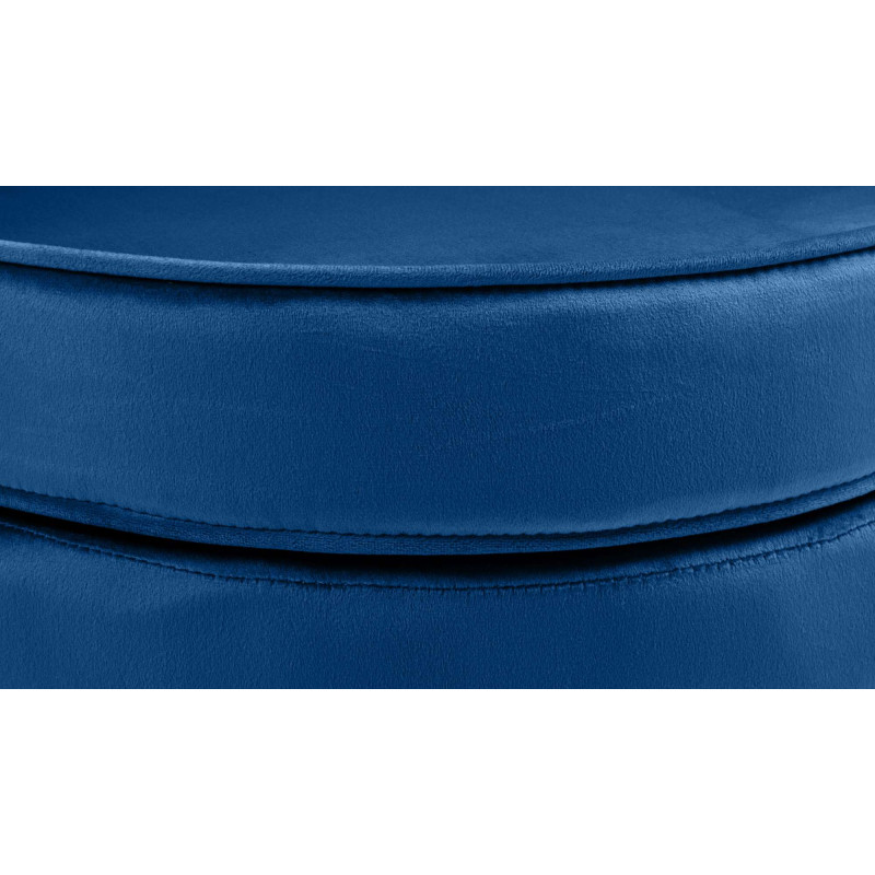 Fauteuil Rosita, velours bleu