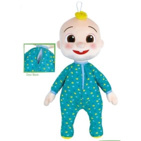 Jemini cocomelon peluche range pyjama bebe jj +/- 50 cm