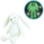 JEMINI Luminou Lapin blanc Peluche lumineuse naturelle fonctionne sans pile+/- 20 cm