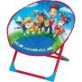 Siege lune pliable pour enfant - FUN HOUSE - Pat Patrouille - Bleu et rouge - Dimensions L 52 x P 45 x H 48 cm