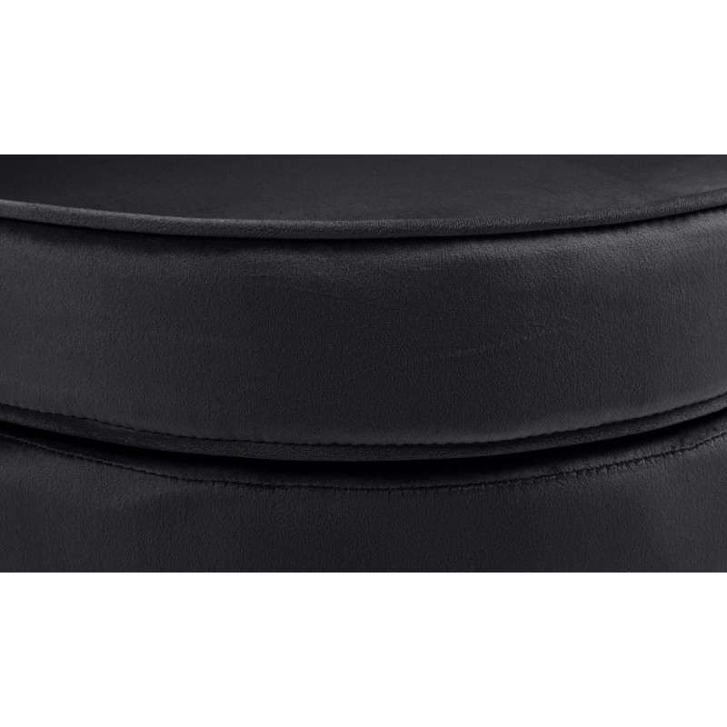 Chaise Rosita en velours noir