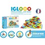 Iglooo 100 Pieces - JEUJURA - Jeu d'Adresse et de Logique avec Palets et Tapis, Regles des Jeux Incluses