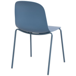 Chaise Hardin bleue
