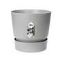 ELHO Pot de fleurs rond Greenville 25 - Extérieur - Ш 24,48 x H 23,31 cm - Gris béton vivant