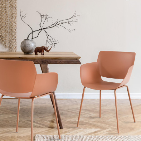 Chaise en terre cuite Alpena