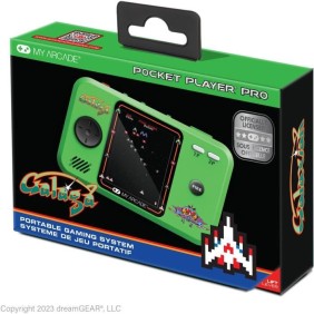 Console de jeu rétro Pocket Player PRO - Galaga - Atari - Ecran 7cm Haute Résolution