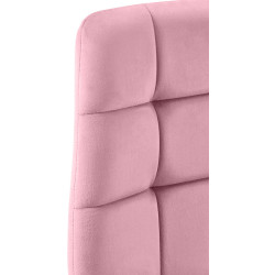 Lot de 4 chaises de salle à manger Antibes rose