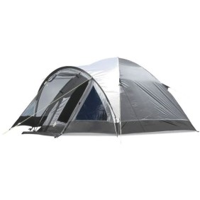 Tente de camping a arceaux - KAMPA - Brighton 3 - 3 places - Gris et noir