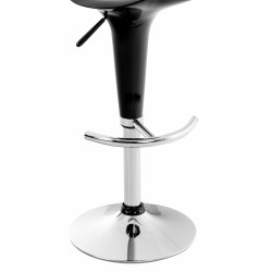 Set di 2 sgabelli da bar Saddle neri