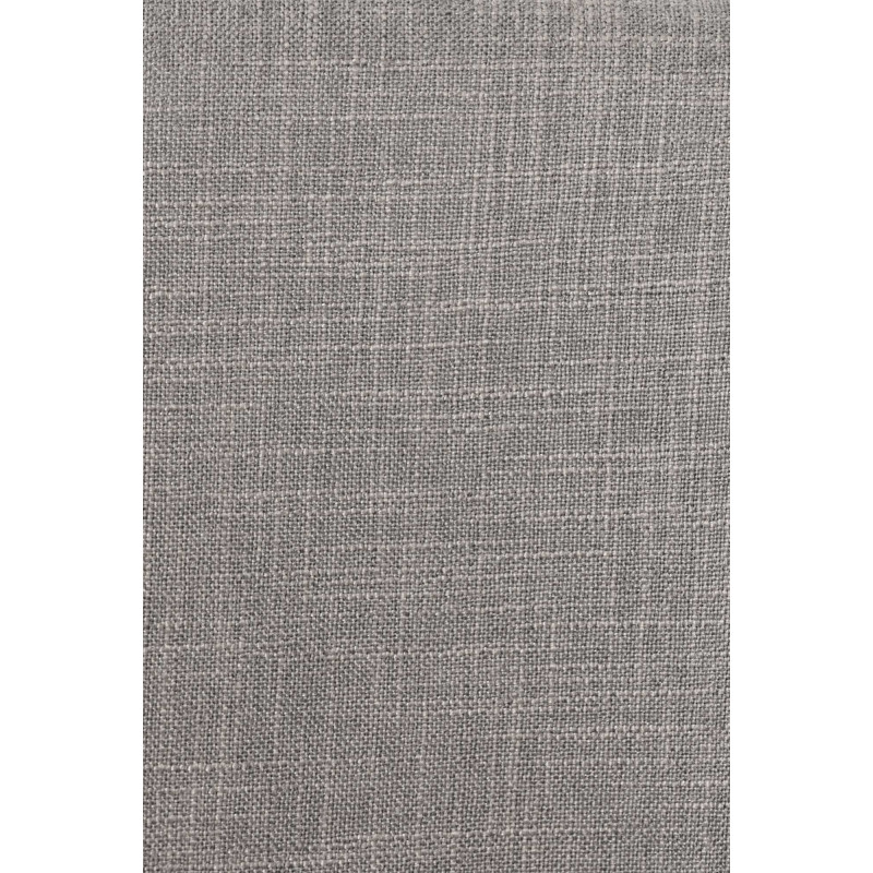 Tabouret de bar en tissu Grant gris