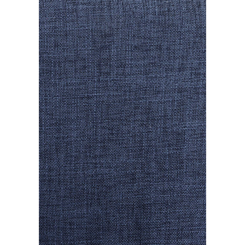 Tabouret de bar en tissu Grant bleu foncé
