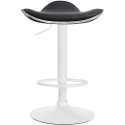 Tabouret de bar Shanghai, simili cuir noir