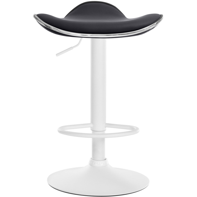 Tabouret de bar Shanghai, simili cuir noir