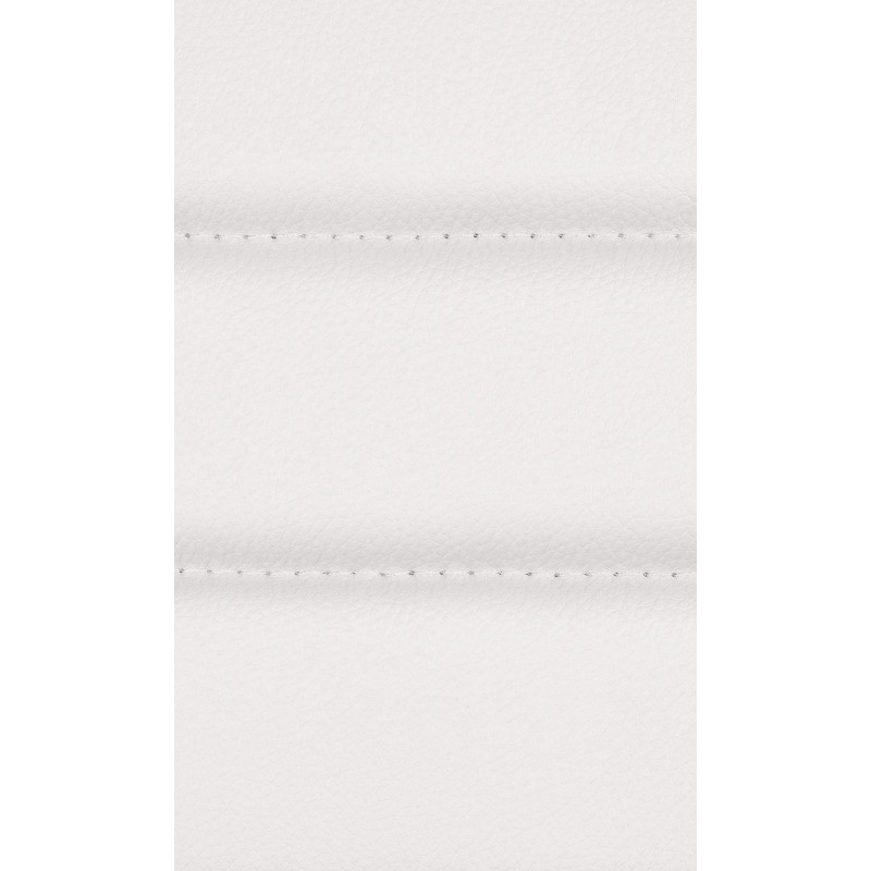 Lot de 2 chaises de salle à manger Elvas similicuir blanc