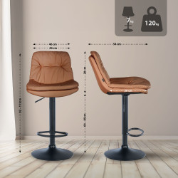 Tabouret de bar Laurel,...