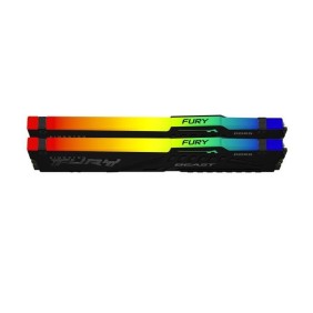 Mémoire RAM - KINGSTON - FURY Beast - RGB - 32 Go (2 x 16 Go) - DDR5 - 5600 Mhz CL40 - (KF556C40BBAK2-32)