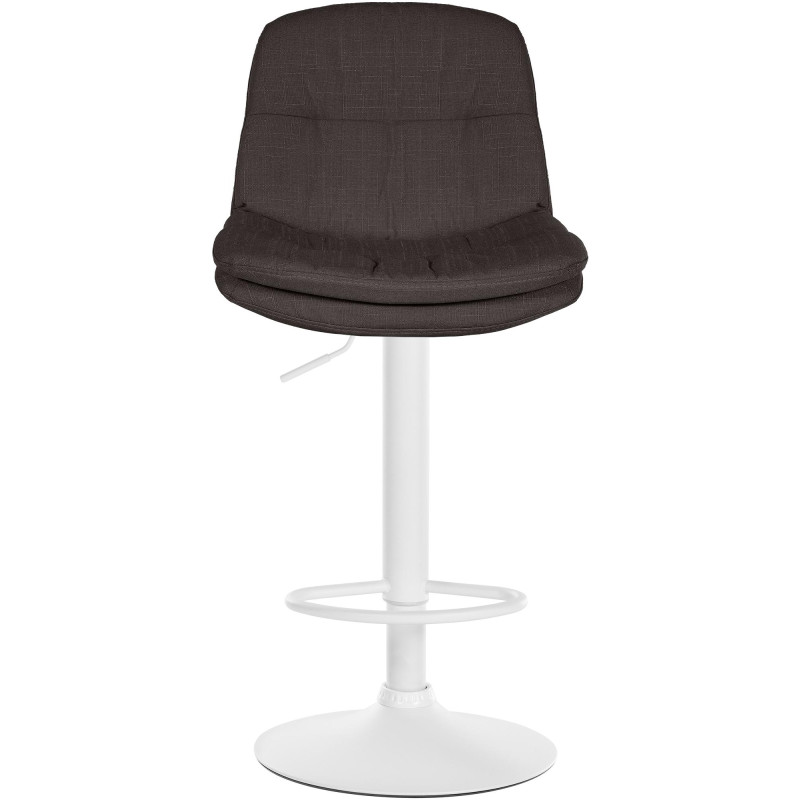 Tabouret de bar Laurel en tissu gris foncé