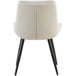 Lot de 2 chaises de salle à manger Rossford grises