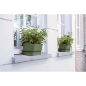 Planteur Ovale GREENVILLE - Plastique - Ш50 - Leaf Green