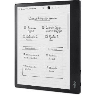 Liseuse eBook KOBO Elipsa 2E Noir - Écran tactile E Ink Carta 1200 de 10,3 po - 227 PPP - 4G - 10 po