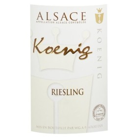 Koenig 2020 Riesling - Vin Blanc d'Alsace Cascher