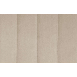 Lot de 2 tabourets de bar Toni velours chromé crème