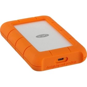 SEAGATE Disque dur Bureau LaCie Rugged STFR4000800 - 2.5 Externe - 4 To - Orange - USB Type C