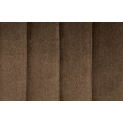Lot de 2 tabourets de bar Toni en velours brun