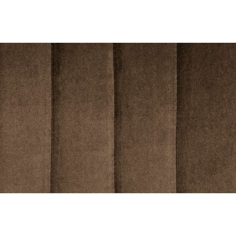 Lot de 2 tabourets de bar Toni en velours brun