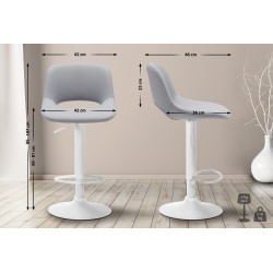 Tabouret de bar Camden,...