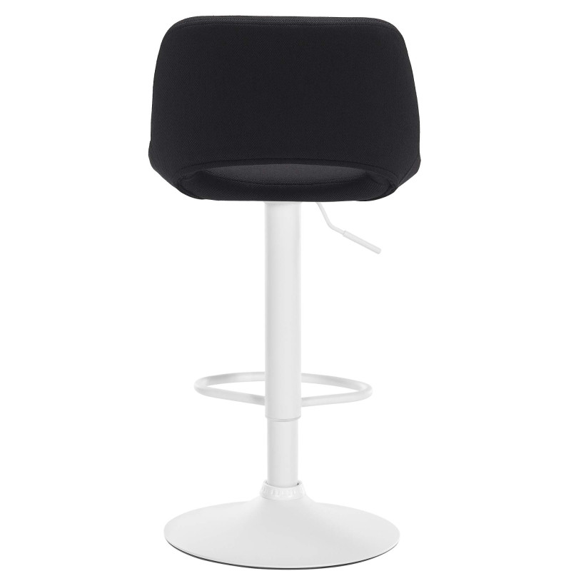 Tabouret de bar Camden en tissu noir