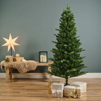 Sapin de Noël Everlands Vert PVC Métal polystyrène Sapin Ø 83 x 150 cm