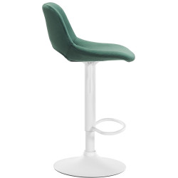 Tabouret de bar en velours Camden vert
